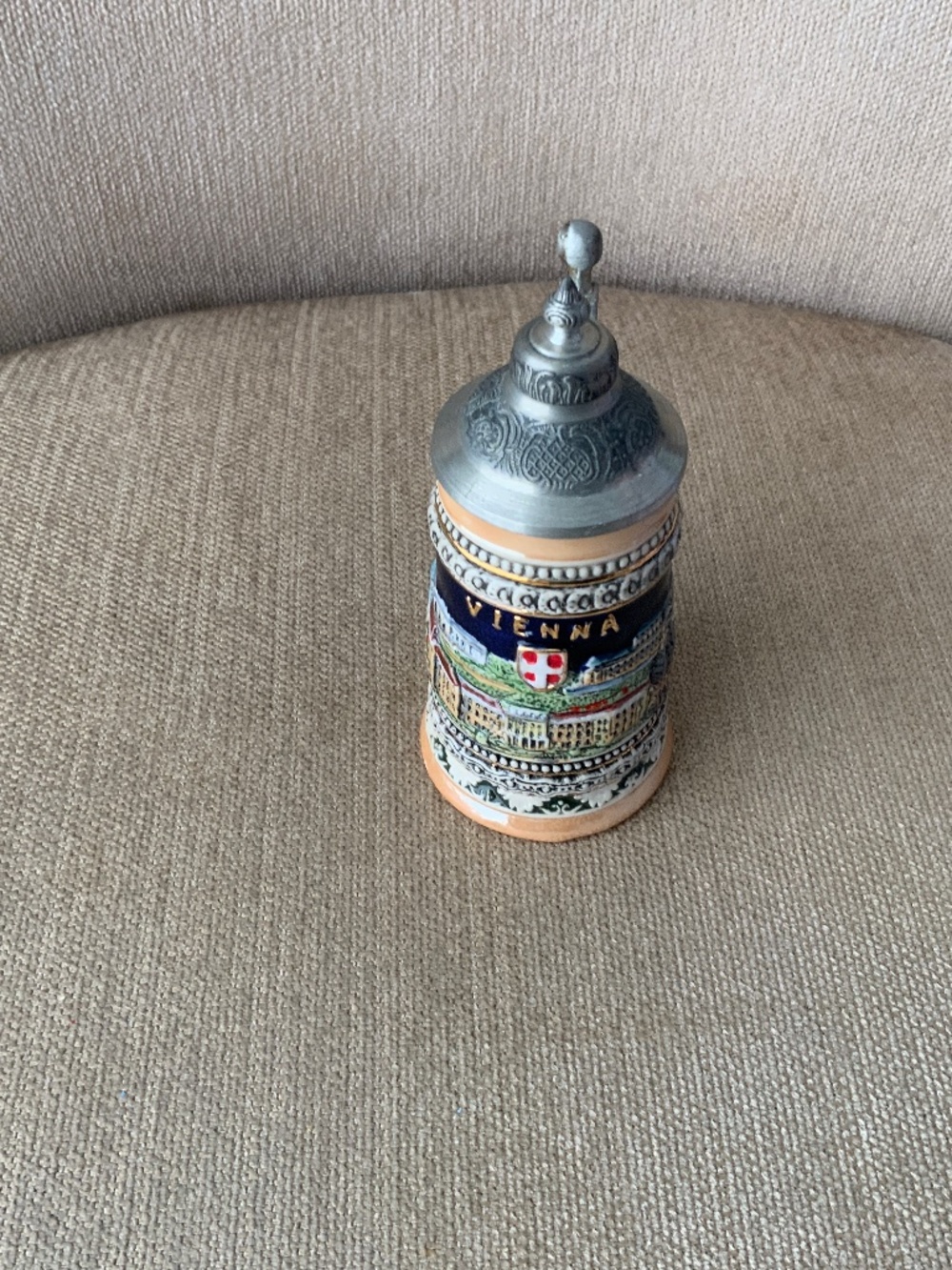 Risch lau Vienna. Austria souvenir beer stein